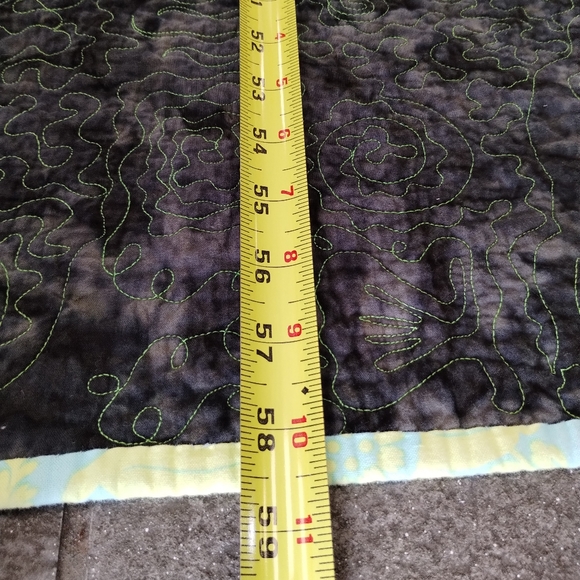 Flannel Square Quilt Blanket mermaid, seaweed, polka dot, fish fun unique design - Picture 14 of 14